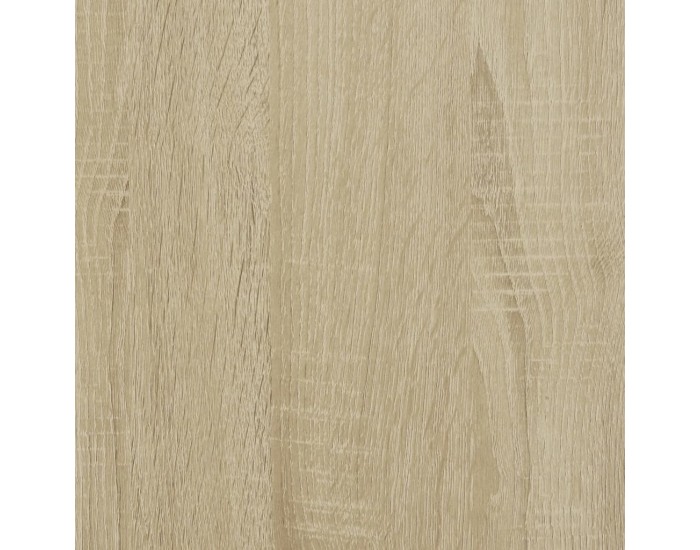 Sonata H Маса за кафе с колелца дъб сонома 91x55x34 см инженерно дърво