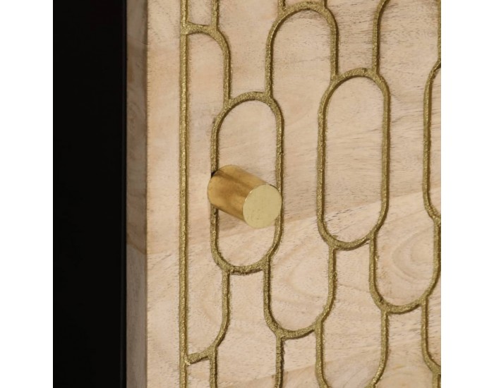 Sonata H Кафе маса, 80x50x40 см, мангово дърво масив