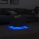 Sonata H Маса за кафе с LED осветление, бетонно сива, 50x50x40 см