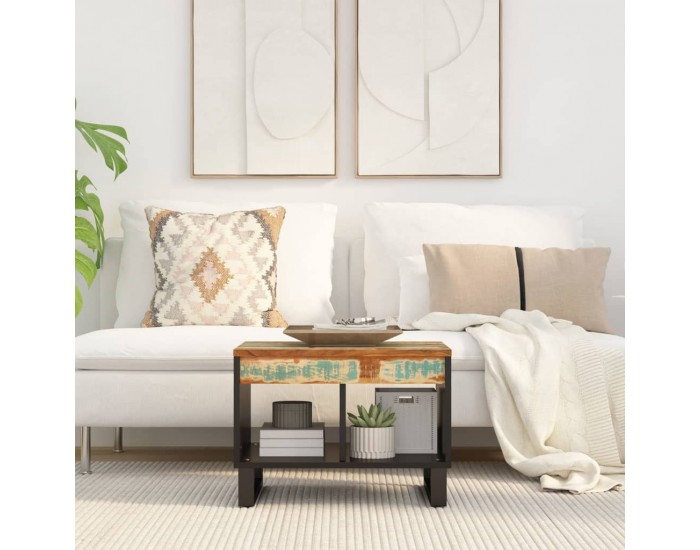 Sonata H Маса за кафе, 55x50x40 см, масивно регенерирано дърво