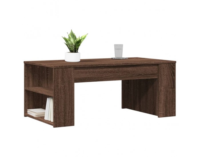 Sonata H Кафе маса, кафяв дъб, 102x55x42 см, инженерно дърво