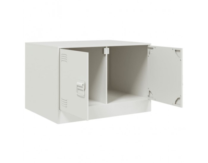 Sonata H Маса за кафе, бяла, 67x50x44 см, стомана