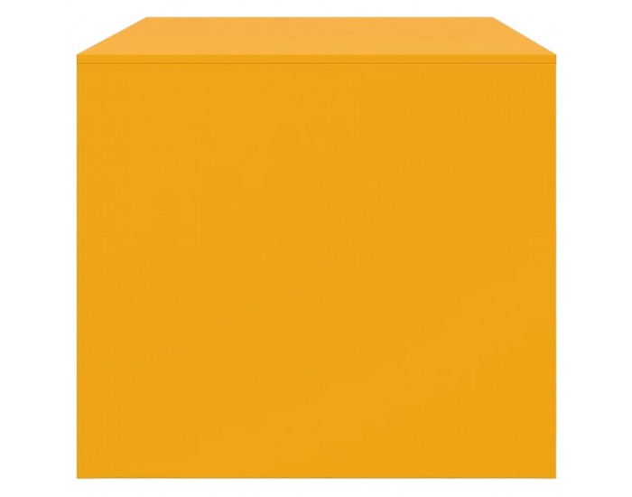 Sonata H Маса за кафе, горчица жълто, 67x50x44 см, стомана