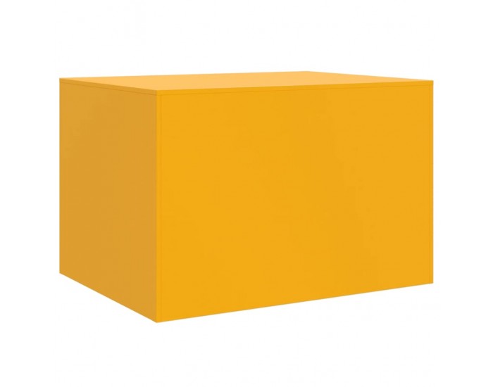 Sonata H Маса за кафе, горчица жълто, 67x50x44 см, стомана