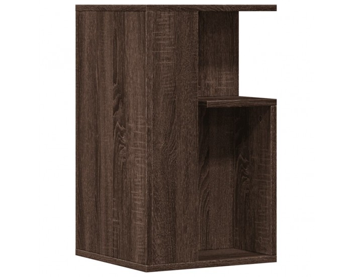 Sonata H Странична маса, кафяв дъб, 35x35x60 см, инженерно дърво