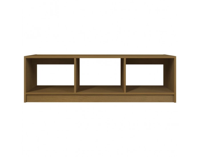 Sonata H Маса за кафе, меденокафява, 110x50x34 см, борово дърво масив