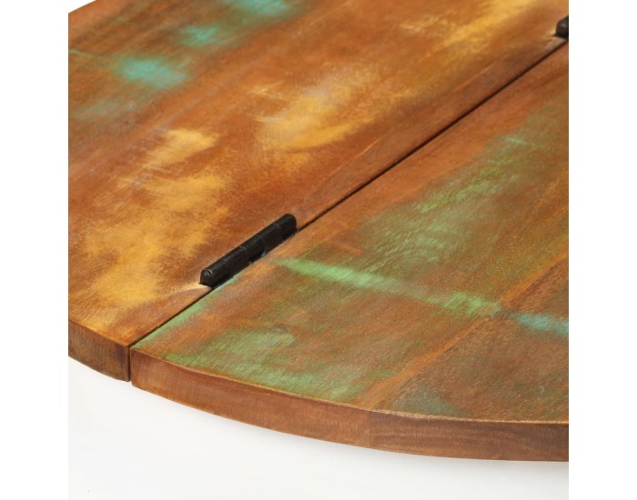 Sonata H Маса за кафе, бяла, 50x27 см, регенерирано дърво масив