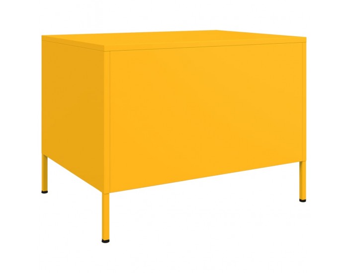 Sonata H Маса за кафе, горчица жълто, 68x50x50,5 см, стомана