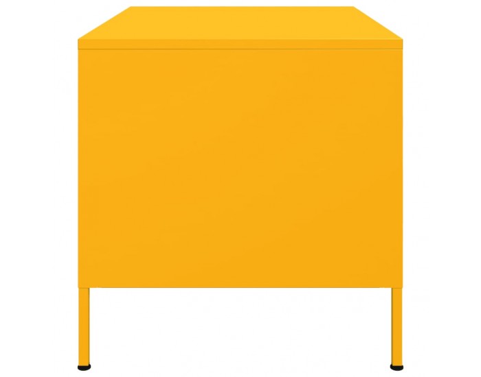 Sonata H Маса за кафе, горчица жълто, 68x50x50,5 см, стомана