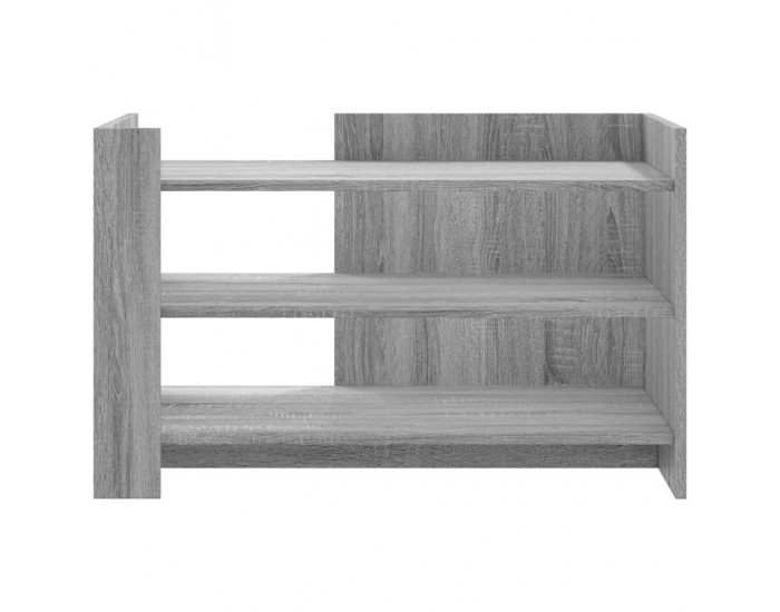 Sonata H Кафе маса, сив сонома, 80x50x50 см, инженерно дърво