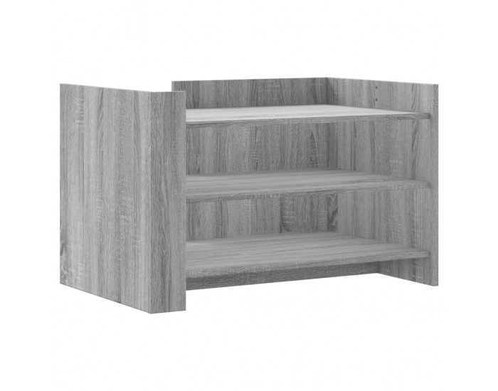 Sonata H Кафе маса, сив сонома, 80x50x50 см, инженерно дърво