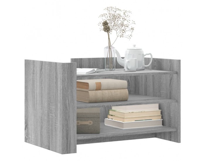 Sonata H Кафе маса, сив сонома, 80x50x50 см, инженерно дърво