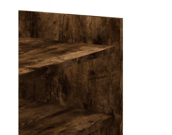 Sonata H Кафе маса, опушен дъб, 100x50x50 см, инженерно дърво