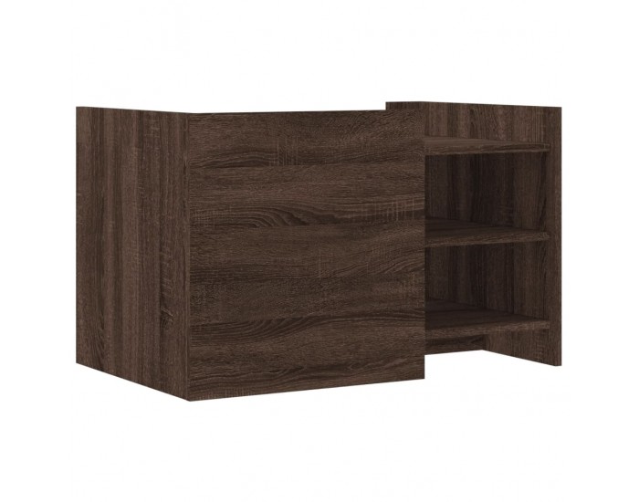 Sonata H Кафе маса, кафяв дъб, 80x50x50 см, инженерно дърво