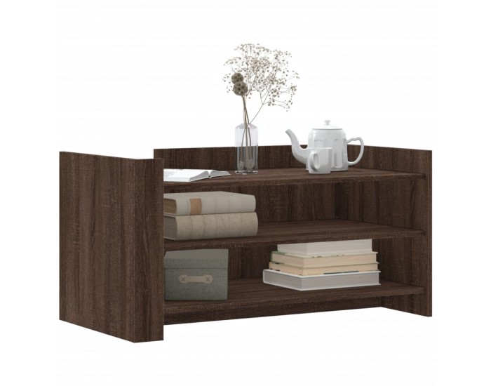 Sonata H Кафе маса, кафяв дъб, 100x50x50 см, инженерно дърво