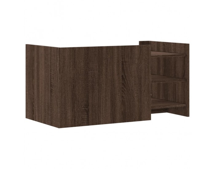 Sonata H Кафе маса, кафяв дъб, 100x50x50 см, инженерно дърво