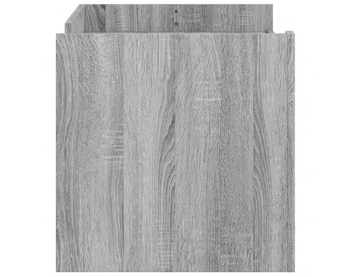 Sonata H Кафе маса, сив сонома, 100x50x50 см, инженерно дърво