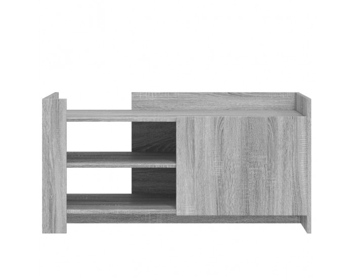 Sonata H Кафе маса, сив сонома, 100x50x50 см, инженерно дърво