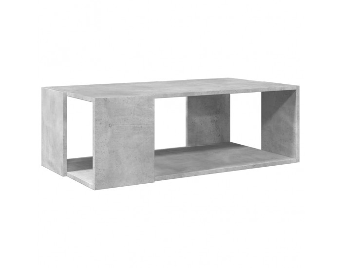 Sonata H Кафе маса, бетонно сива, 89,5x48x30 см, инженерно дърво