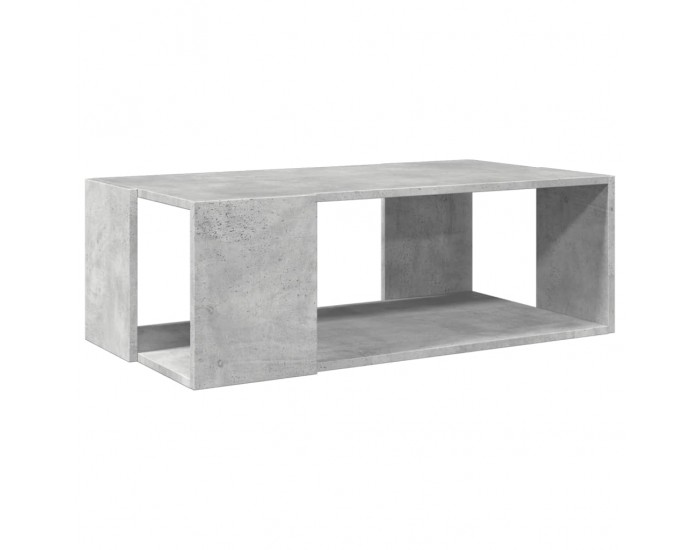Sonata H Кафе маса, бетонно сива, 89,5x48x30 см, инженерно дърво