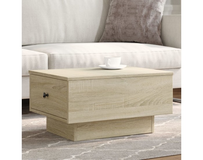 Sonata H Маса за кафе, дъб сонома, 60x45x31 см, инженерно дърво