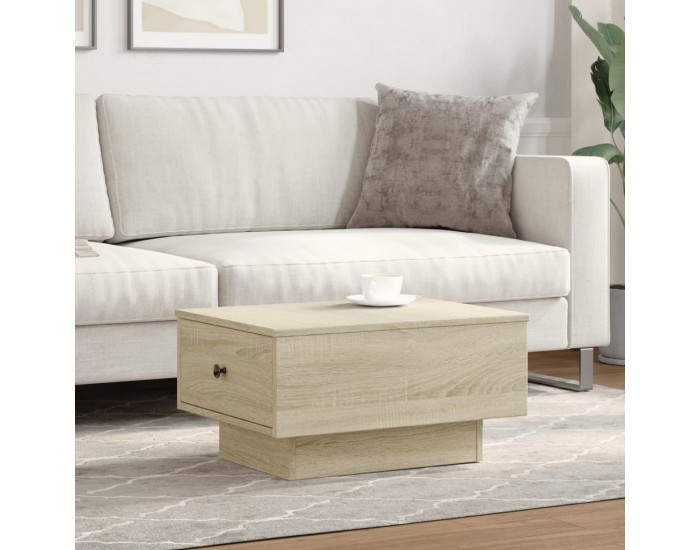 Sonata H Маса за кафе, дъб сонома, 60x45x31 см, инженерно дърво