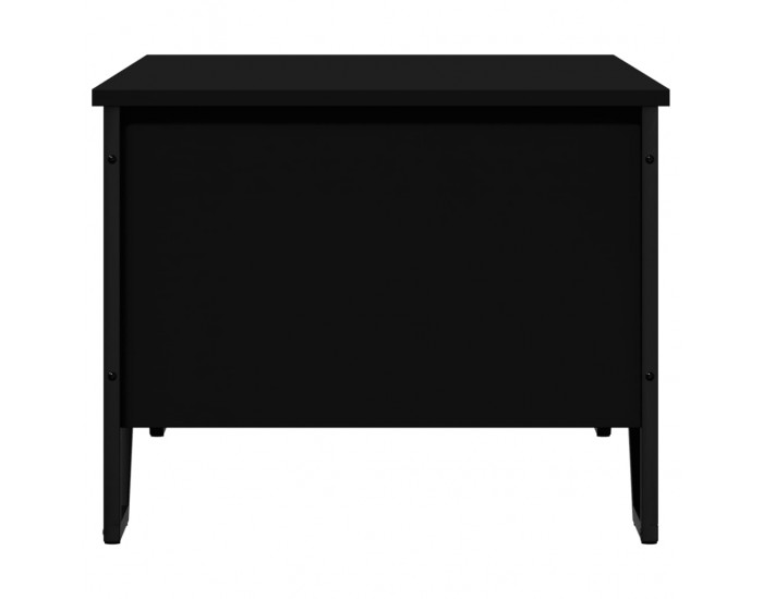 Sonata H Кафе маса, черна, 100x51x40 см, инженерно дърво