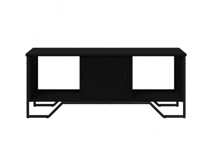 Sonata H Кафе маса, черна, 100x51x40 см, инженерно дърво