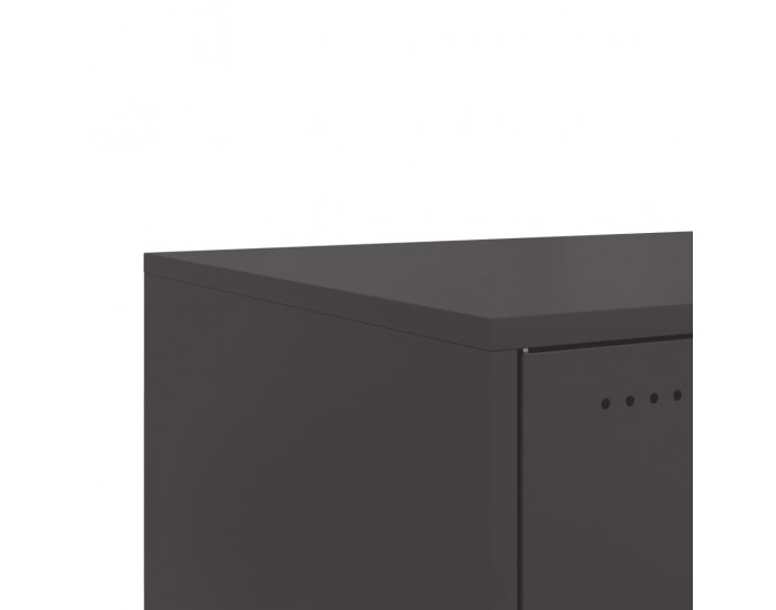 Sonata H Маса за кафе, черна, 68x50x43,5 см, стомана