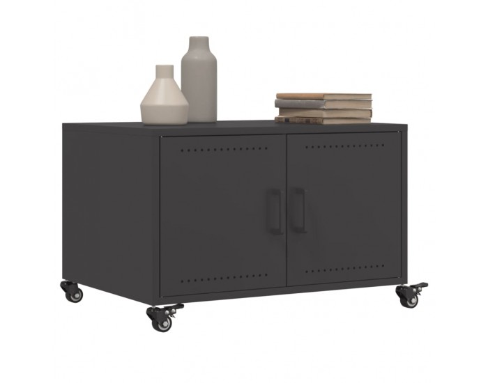 Sonata H Маса за кафе, черна, 68x50x43,5 см, стомана