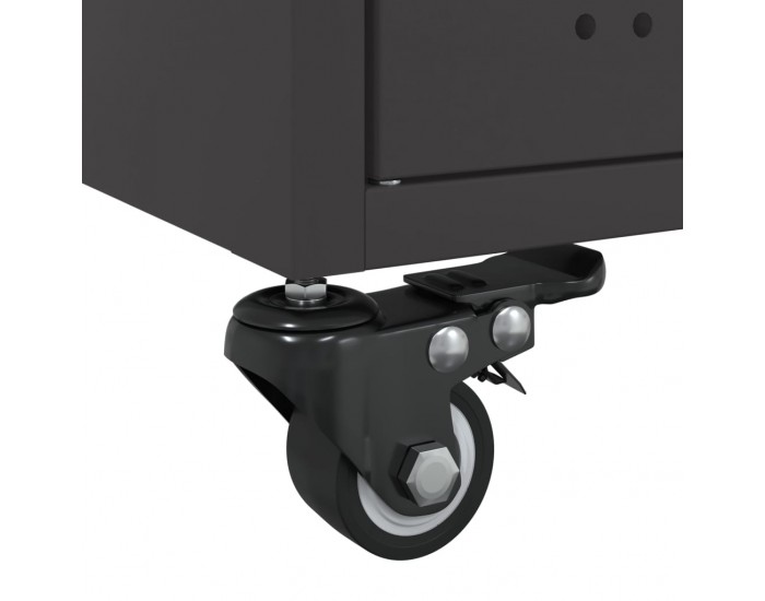 Sonata H Маса за кафе, черна, 68x50x43,5 см, стомана