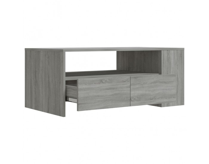 Sonata H Кафе маса, сив сонома, 102x55x42 см, инженерно дърво