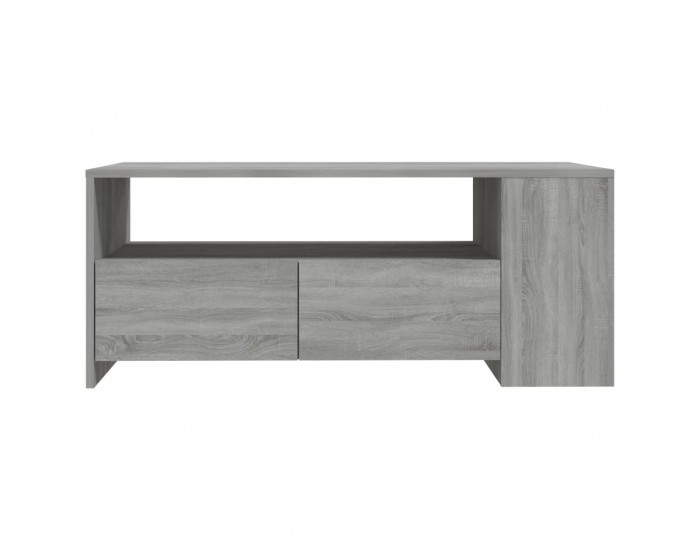 Sonata H Кафе маса, сив сонома, 102x55x42 см, инженерно дърво