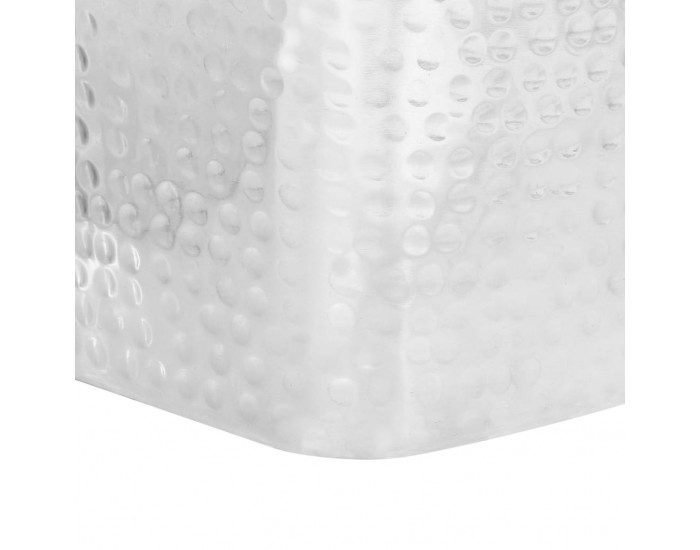 Sonata H Маси за кафе, 2 бр, сребристи, алуминий