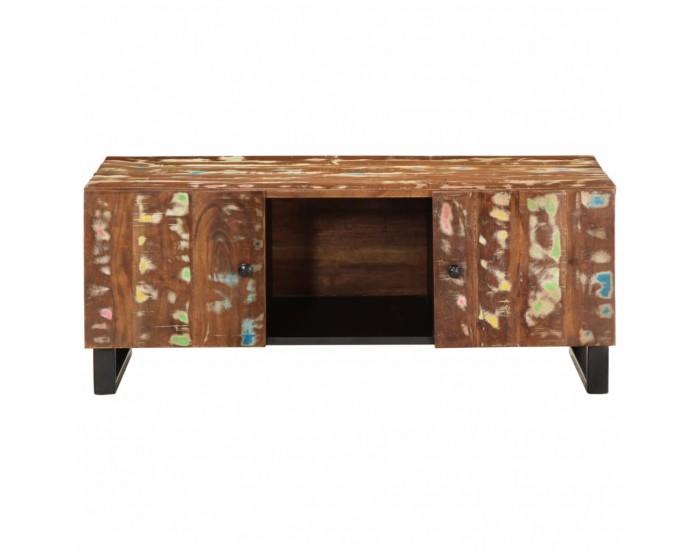 Sonata H Маса за кафе, 100x54x40 см, регенериран масив и инженерно дърво