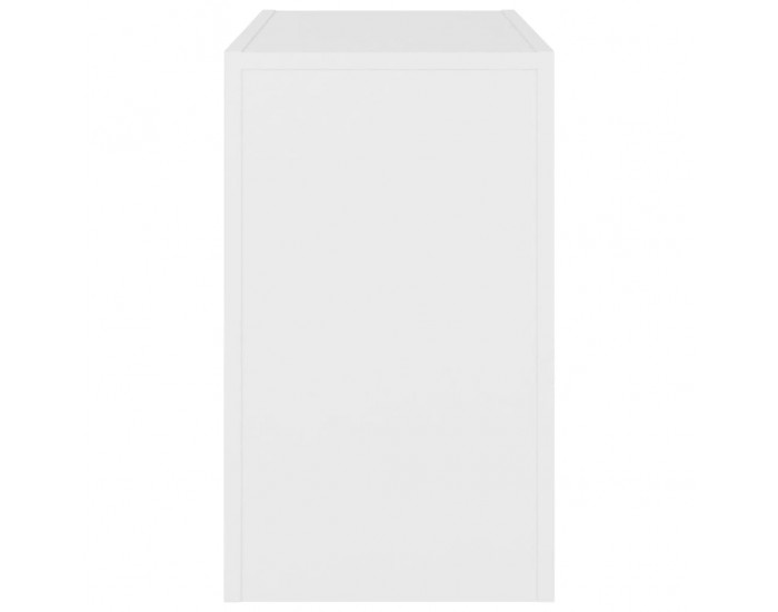 Sonata H Стифиращи масички за кафе, 3 бр, бели, инженерно дърво