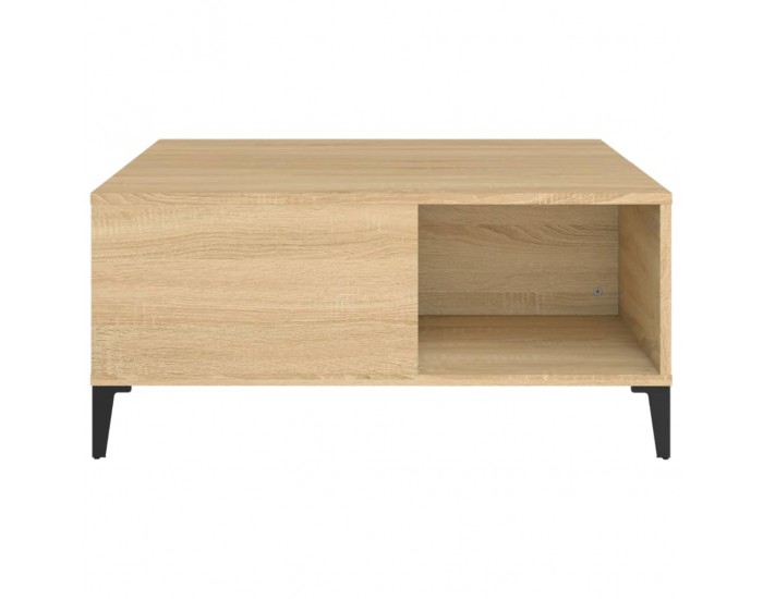 Sonata H Кафе маса, дъб сонома, 80x80x36,5 см, инженерно дърво