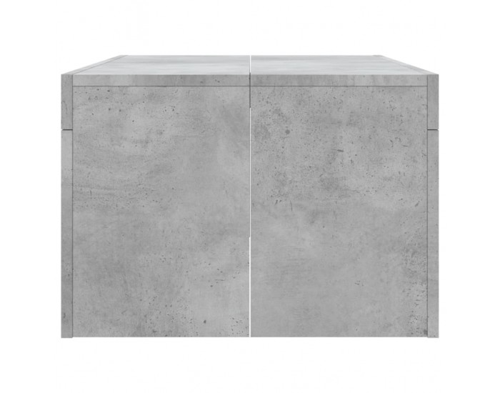 Sonata H Маса за кафе, бетонно сива, 102x50x36 см, инженерно дърво