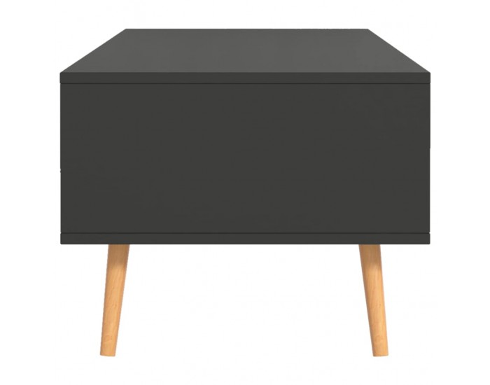 Sonata H Маса за кафе, сива, 100x49,5x43 см, инженерно дърво