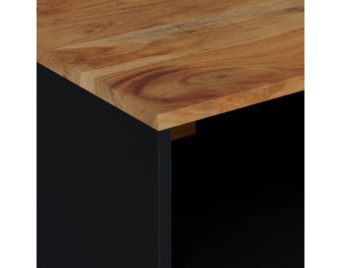 Sonata H Маса за кафе, 80x50x40 см, акация масив и инженерно дърво