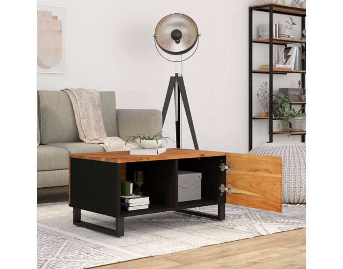 Sonata H Маса за кафе, 80x50x40 см, акация масив и инженерно дърво