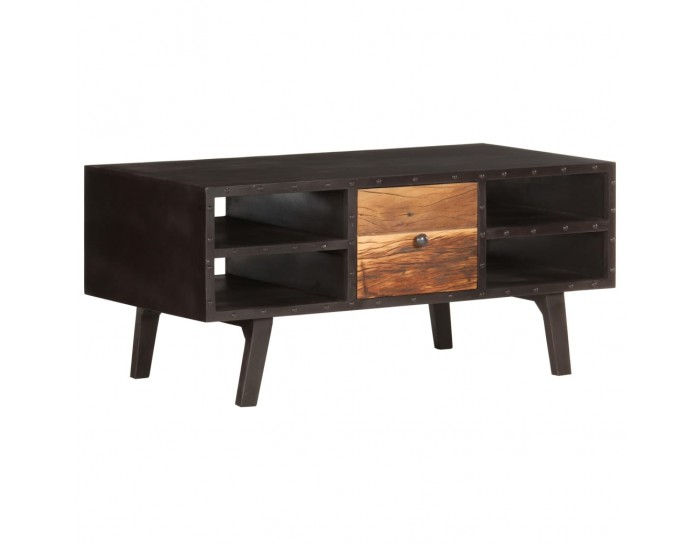 Sonata H Маса за кафе, 100x50x45 см, регенерирано дърво масив