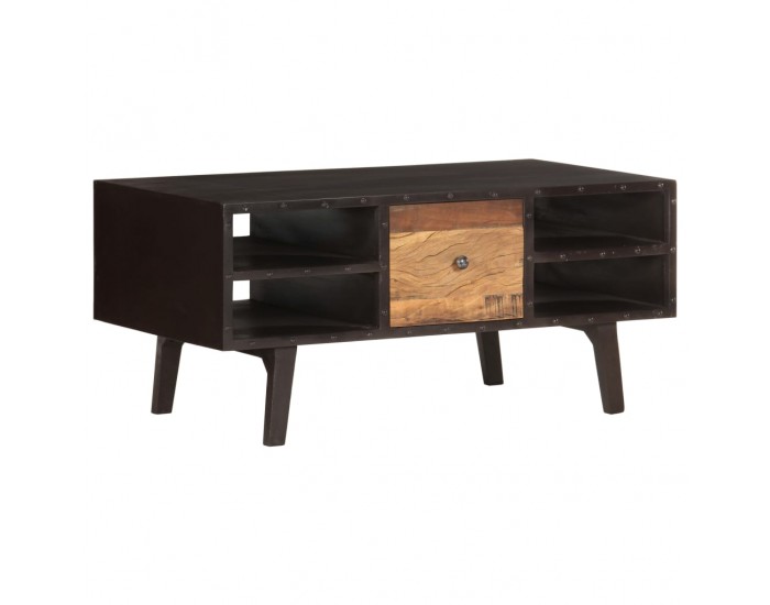 Sonata H Маса за кафе, 100x50x45 см, регенерирано дърво масив