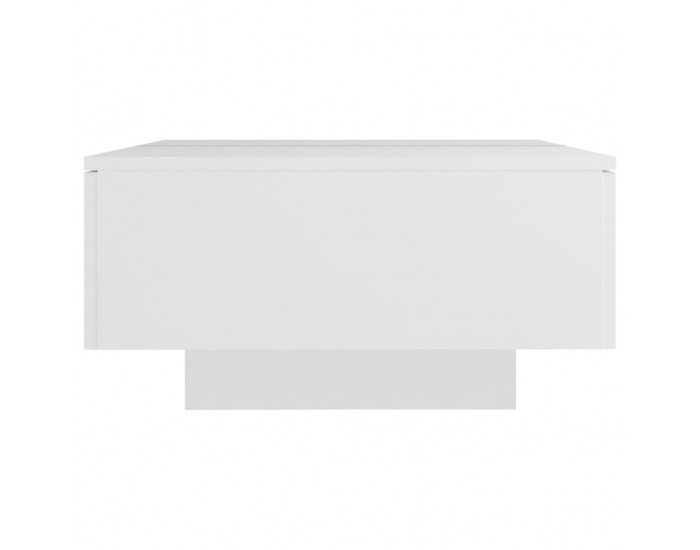 Sonata H Маса за кафе, бяла, 90x60x31 см, инженерно дърво