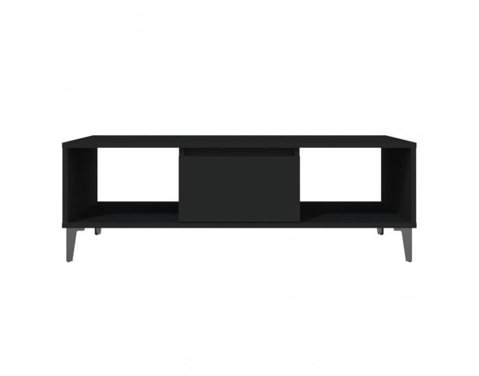 Sonata H Маса за кафе, черна, 103,5x60x35 см, инженерно дърво