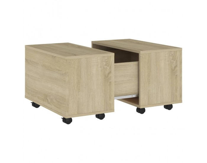 Sonata H Маса за кафе, дъб сонома, 60x60x38 см, инженерно дърво