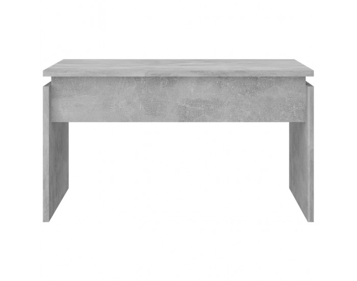 Sonata H Маса за кафе, бетонно сива, 68x50x38 см, инженерно дърво