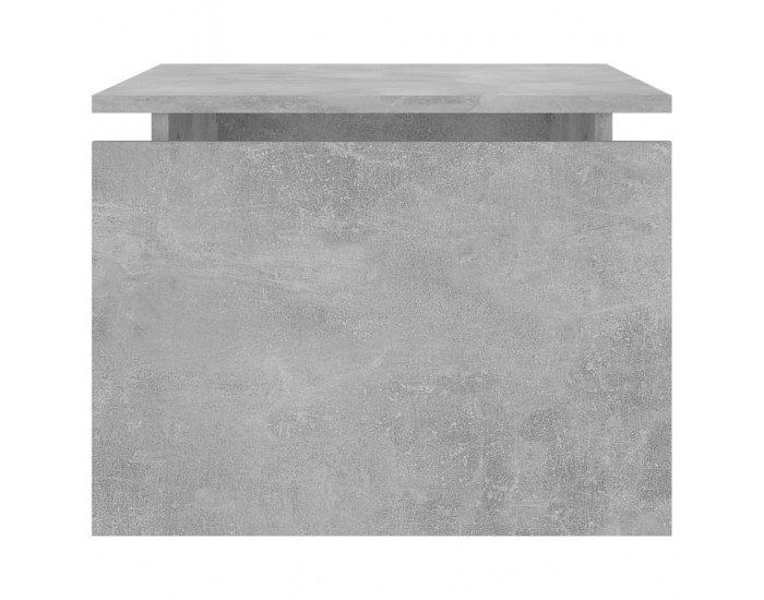 Sonata H Маса за кафе, бетонно сива, 68x50x38 см, инженерно дърво