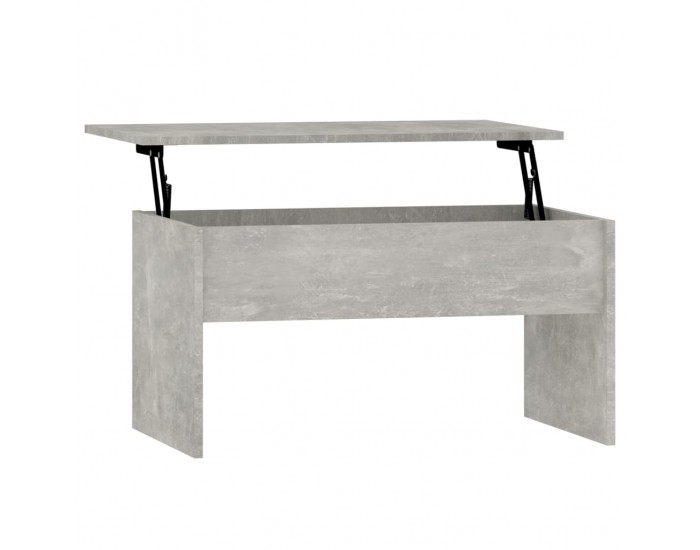 Sonata H Маса за кафе, бетонно сива, 80x50,5x41,5 см, инженерно дърво