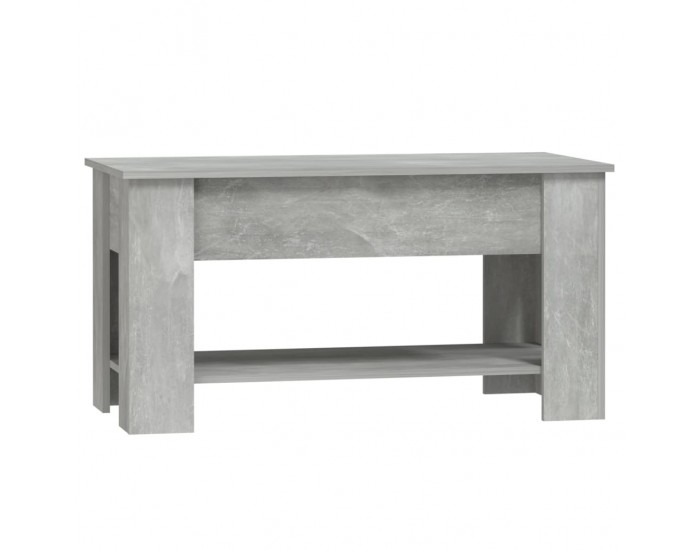 Sonata H Маса за кафе, бетонно сива, 101x49x52 см, инженерно дърво